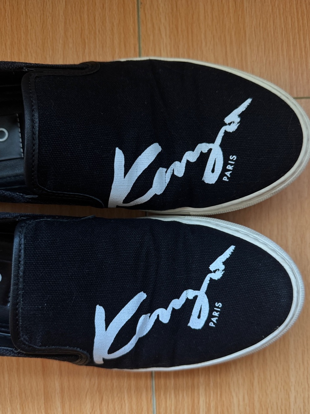 Kenzo Black Slip On Loafers - Size 38 - Picture 2 of 5